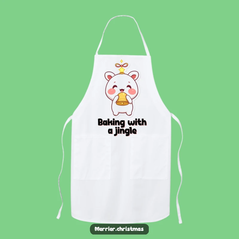 Funny Kitchen Apron: Kawaii Bell Helper, Practical Funny Gift for Cooks