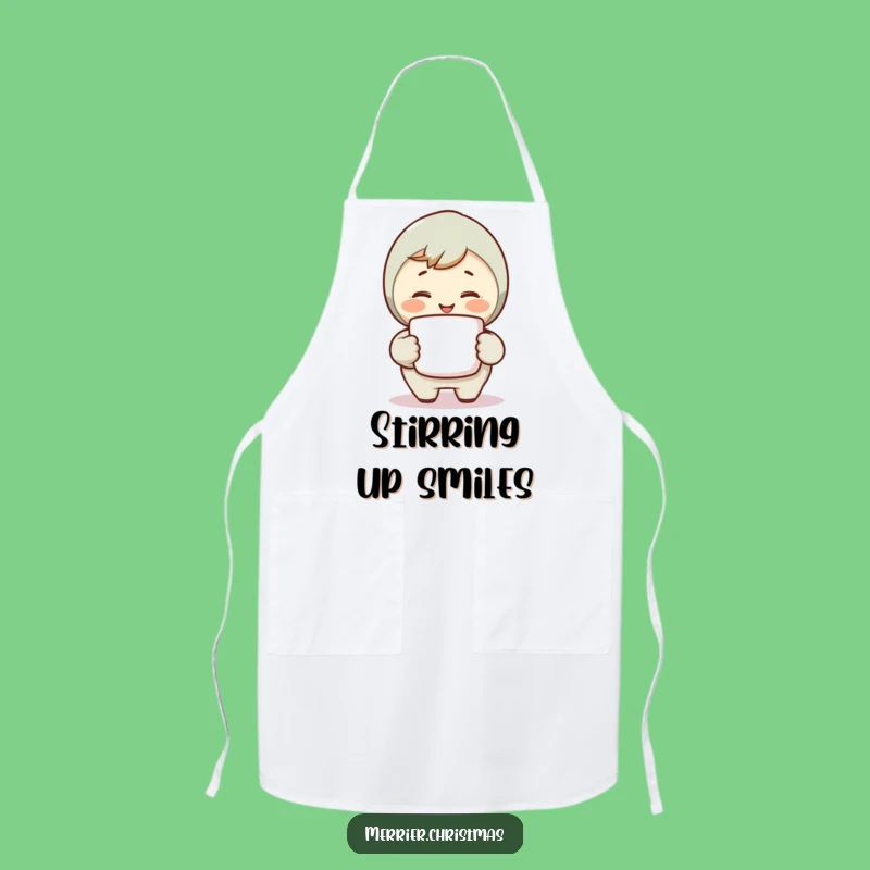 Funny Warm Smile Apron: Cook with Comfort and Cheer!
