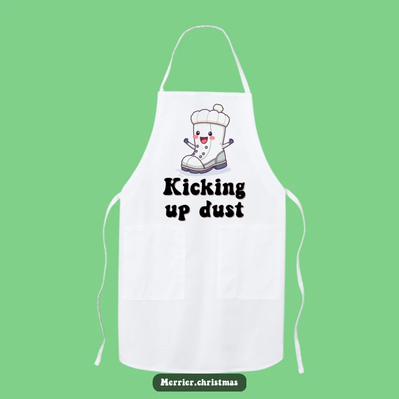 Funny Winter Boot Apron: Stomp into the Kitchen with Festive Flair