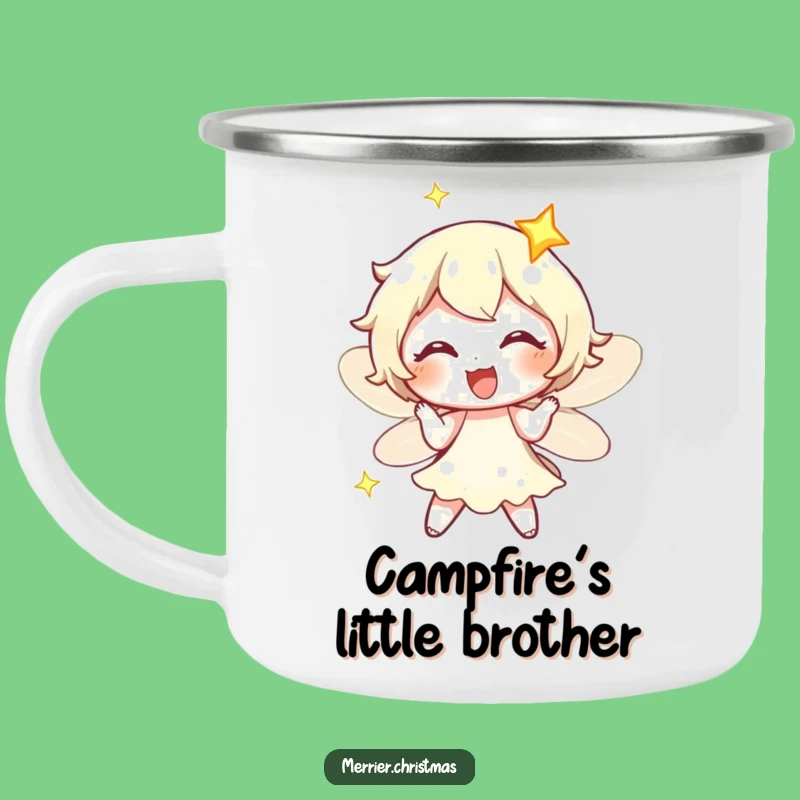 Funny Fairy Light Camping Mug: Enjoy Your Adventures with Twinkling Humor