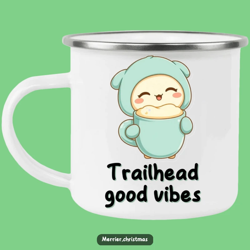 Funny Kawaii Winking Drinker Camping Mug: Your Hilarious Companion for Cozy Sips!