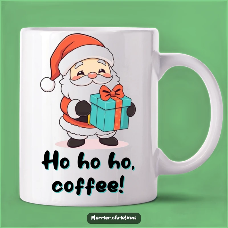 Funny Santa Gift Mug - Jolly Character Gift for Christmas Cheer