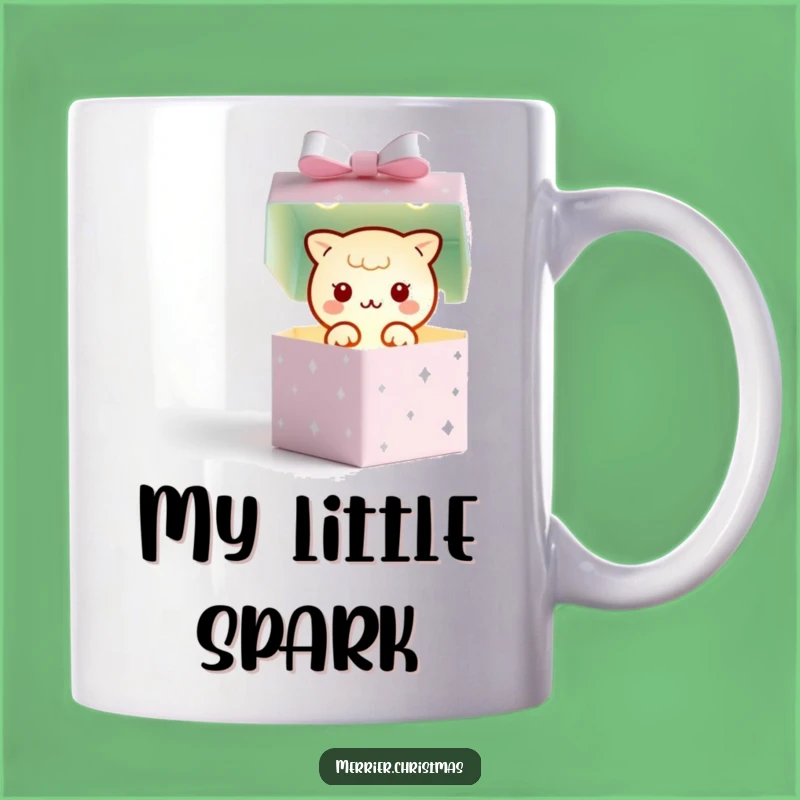 Funny Kawaii Gift Box Mug: Twinkling Surprise, Perfect Joyful Gift Idea