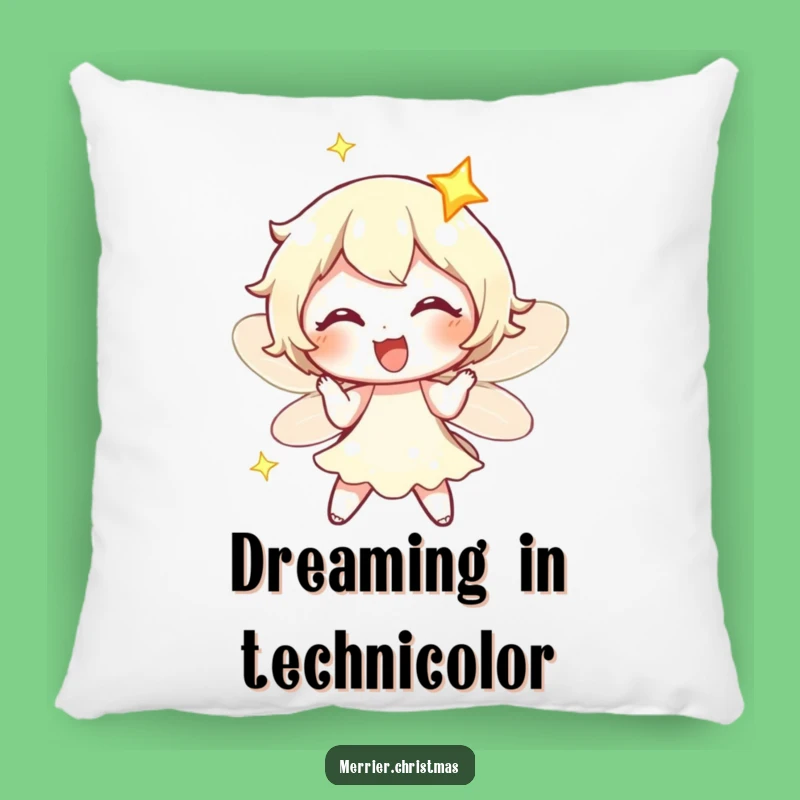 Funny Fairy Light Pillow: Cuddle Up with Twinkling, Exaggerated Comfort