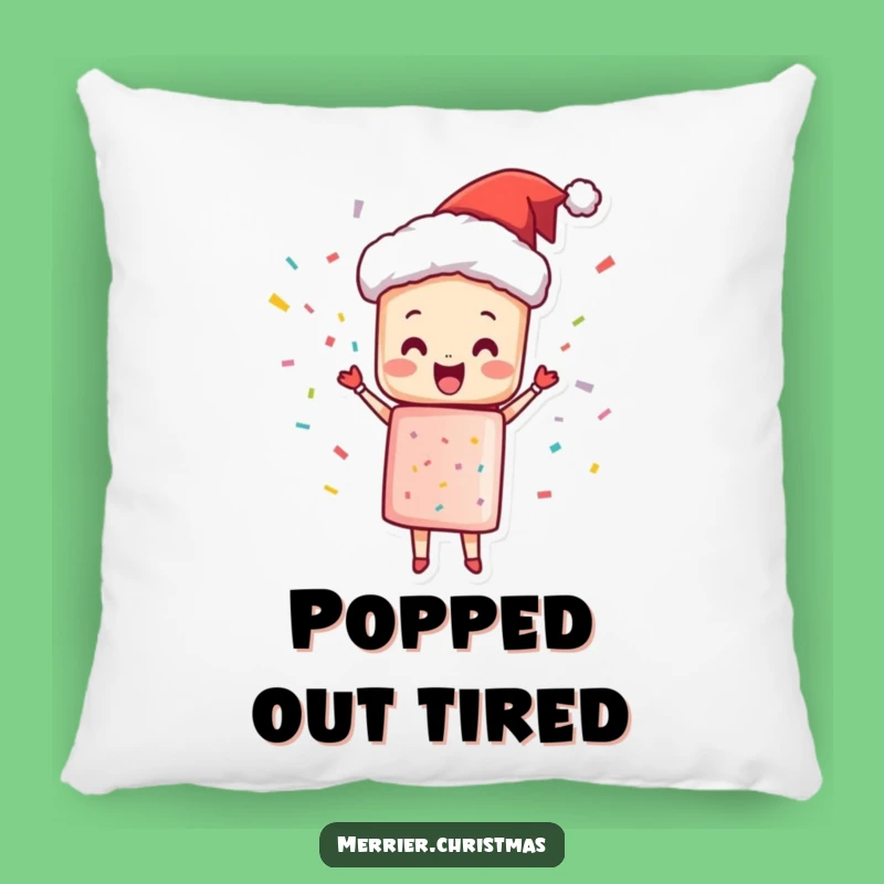 Funny Christmas Cracker Pillow - Cozy Popping Character, Perfect Humorous Accent!