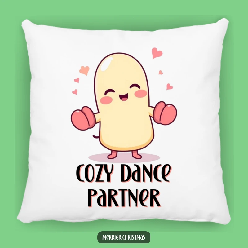 Funny Dancing Mitten Pillow: Cozy Glee Character Cushion, Hilarious Home Gift