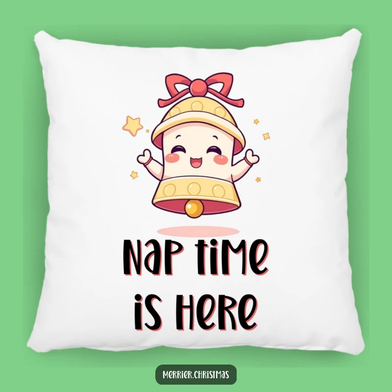 Funny Festive Bell Pillow: Cozy Comfort with Delightful Rings!