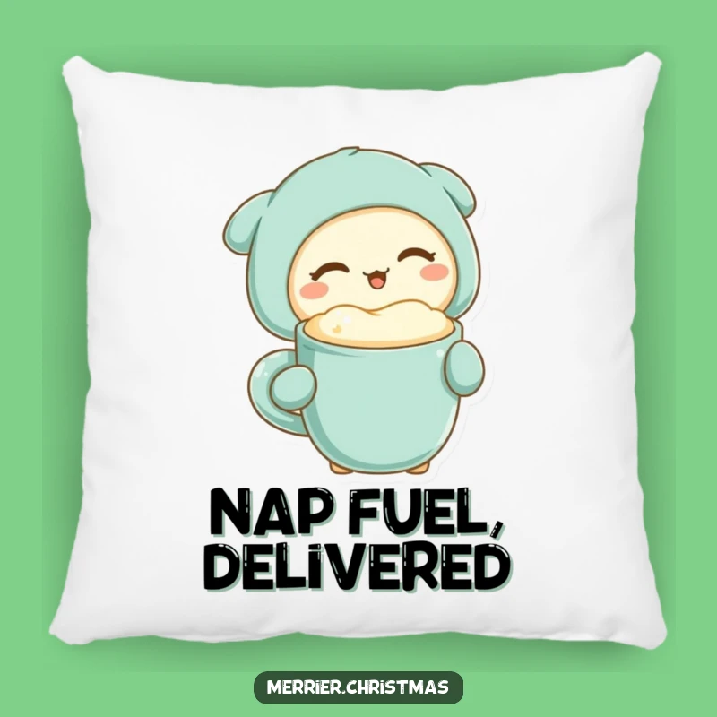 Funny Kawaii Winking Drinker Pillow: Cozy Comfort with a Hilarious Twist!