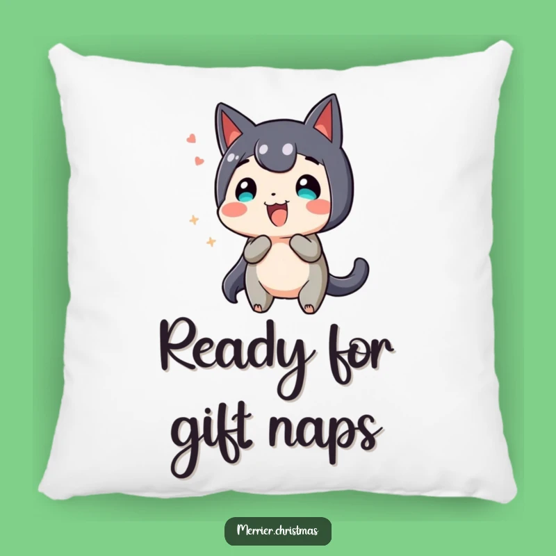 Funny Wiggling Present Pillow - Cozy Comfort & Anticipation!