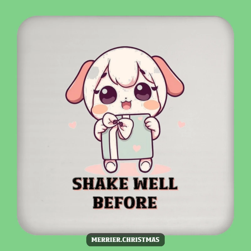 Funny Kawaii Gift Shaker Coaster, Protect Surfaces with Excitement!