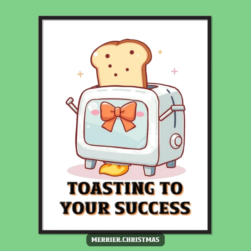 Free Printable Wall Art: Toaster Oven Orbit Funny Downloadable Decor