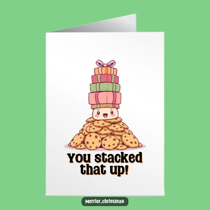Free Printable Congrats Card: Bewildered Cookies Celebrate Your Big Win Downloadable
