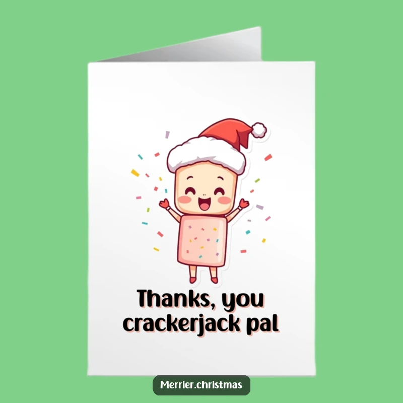 Free Printable Cracker Thank You Card: Funny Confetti Downloadable Gratitude!