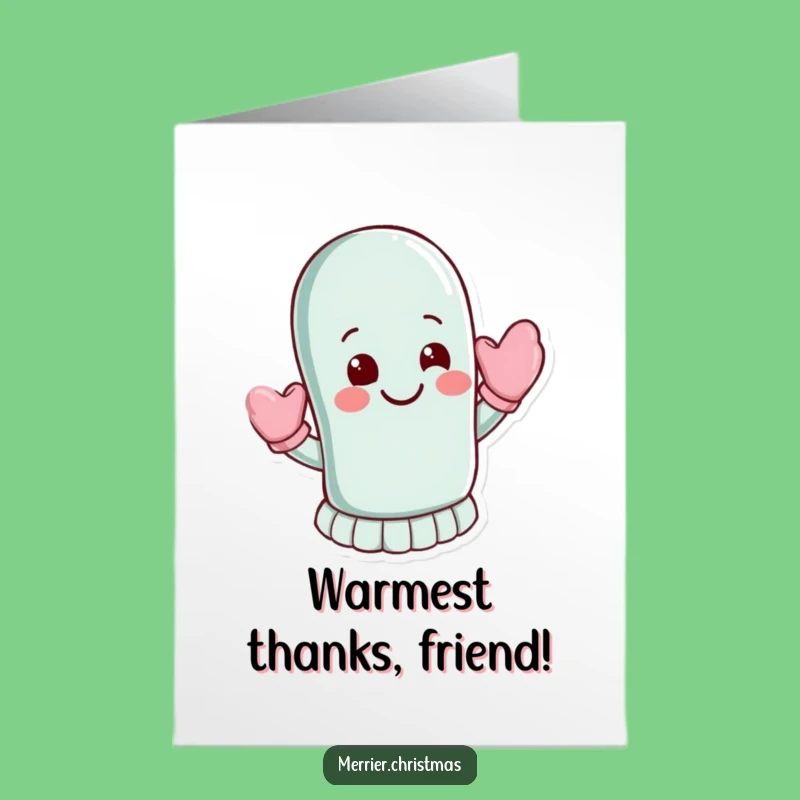 Free Printable Mitten Thank You Card: Warm DIY Gift, Downloadable & Print at Home