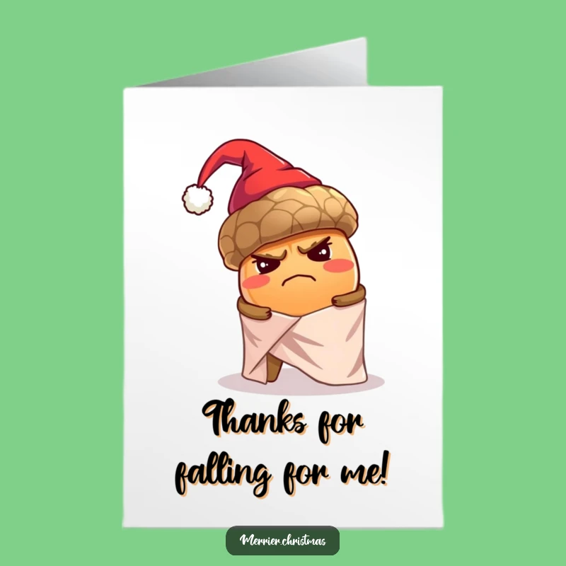 Free Printable Thank You Card: Grumpy Acorn's Gift Woes Funny Downloadable
