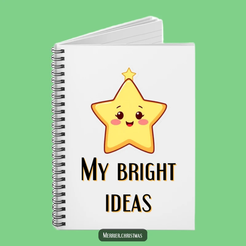 Funny Christmas Star Notebook - Twinkling Journal, Perfect Humorous Gift!