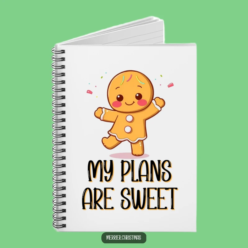Funny Gingerbread Dance Notebook: Sweet Sprinkles Journal for Hilarious Ideas