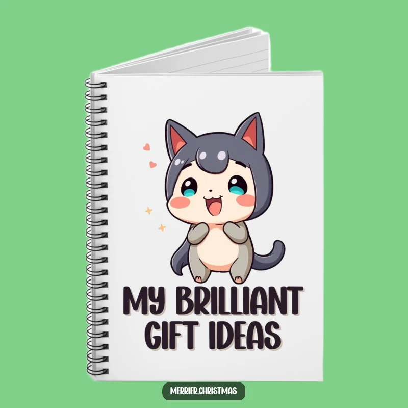 Funny Wiggling Present Notebook - Capture Your Exciting Thoughts!