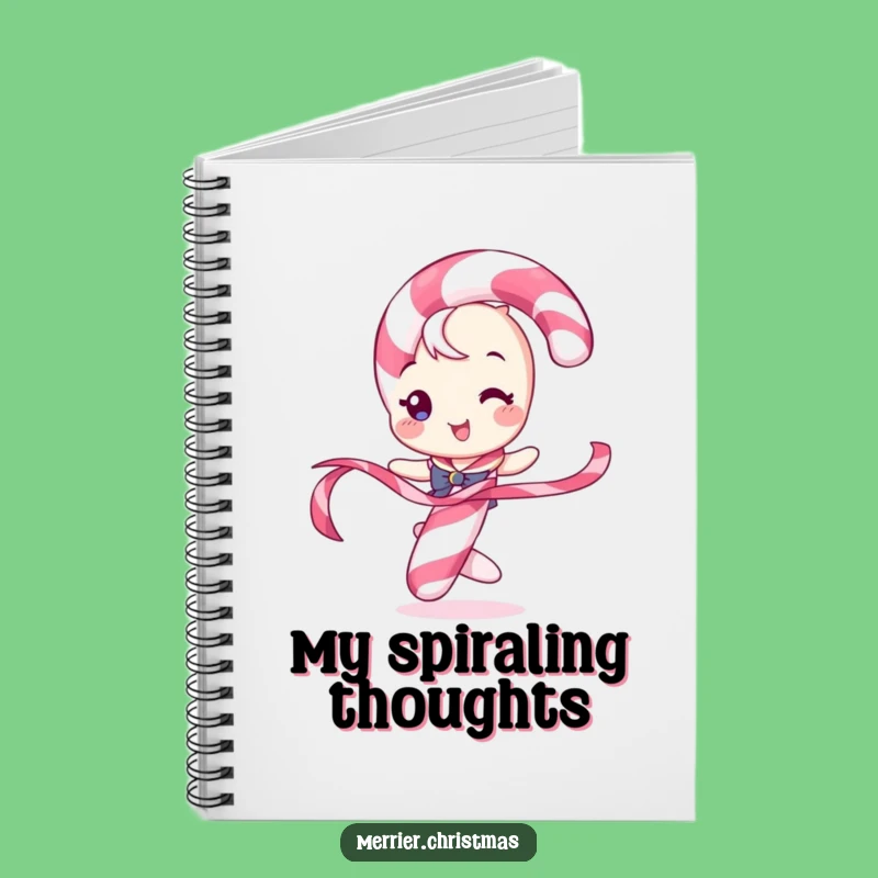 Funny Candy Cane Planner Notebook: Holiday Fun Ideas, Perfect Funny Gift