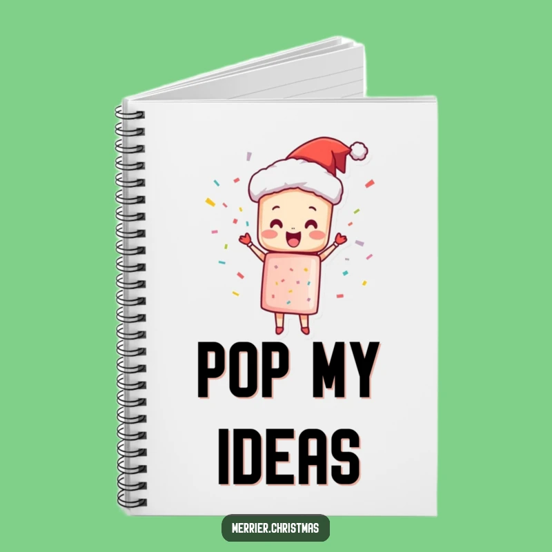 Funny Christmas Cracker Notebook - Popping Journal, Perfect Humorous Gift!