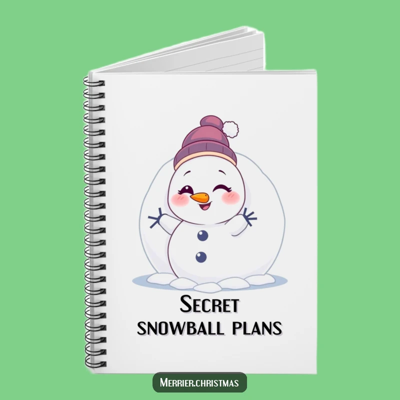 Funny Winking Snowman Notebook: Jot Down Winter Ideas with Humor!
