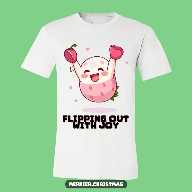 Funny Holly Berry Somersault T-Shirt - Wear Your Cheer Hilariously!