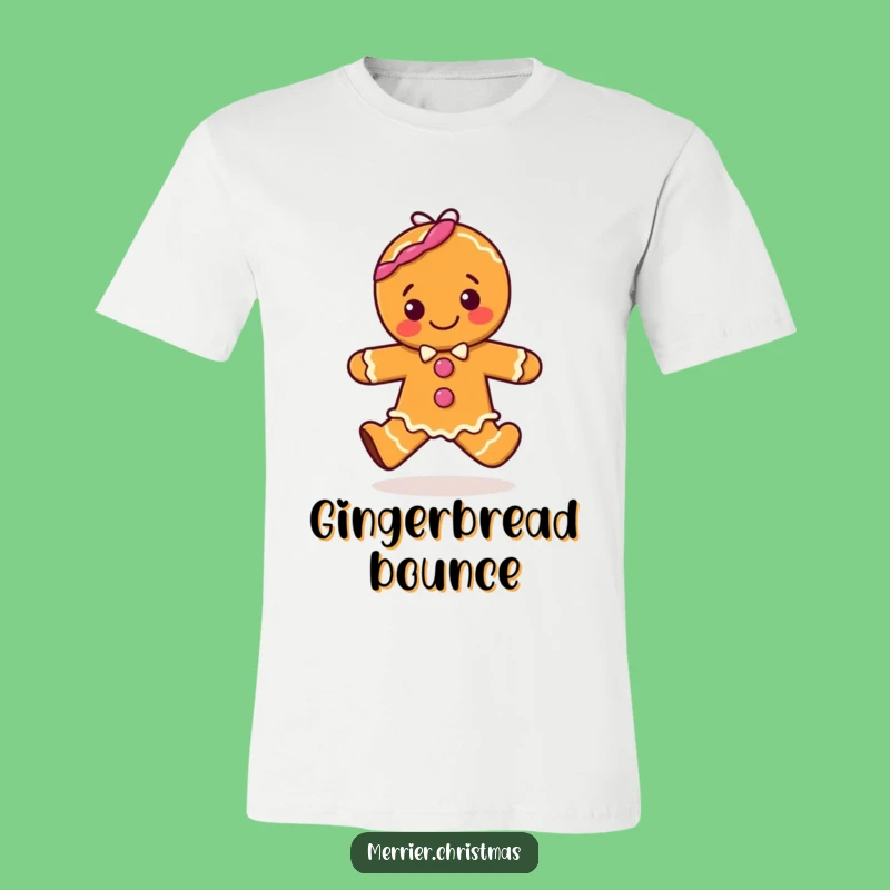 Funny Gingerbread Hop T-Shirt: Festive Apparel and Hilarious Gag Gift