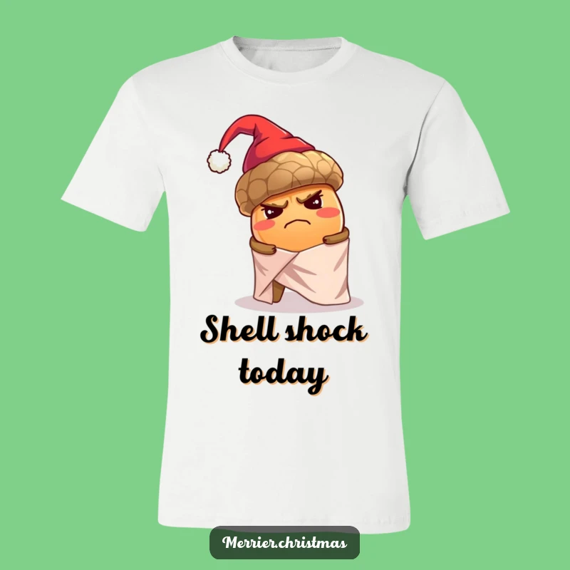 Funny Grumpy Acorn T-Shirt - Relatable Holiday Season Humor Gift