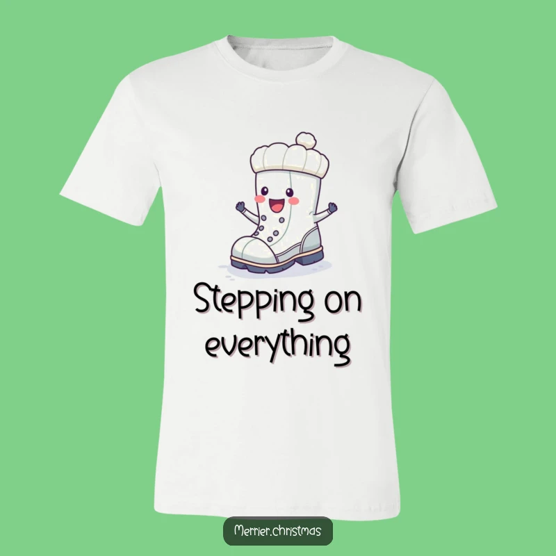 Funny Winter Boot T-Shirt: Stomp into Fun with Seasonal Humor